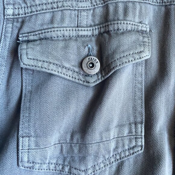 Paige Scout Denim Jacket - Vintage Dawn Grey - Size XL - Picture 2 of 7